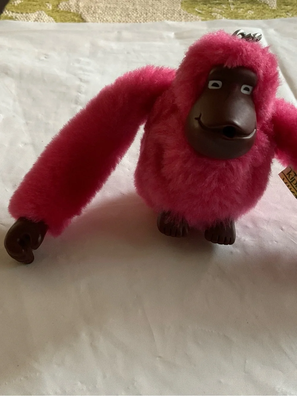 Kipling Monkey Keychains (3) Lot- Blue, Yellow, Pink